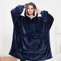 ToastyHoody Ultra Soft Oversized Wearable Blanket Hoodie with Sherpa Lining